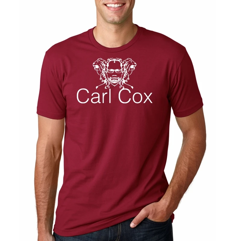 REDW10178b Carl Cox футболка Великобритания поп музыка DJ футболка рок диско вечерние летние классические футболки - Цвет: REDW10178b
