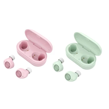 

TW60 TWS Mini Wireless Bluetooth 5.0 In-Ear Stereo HiFi Earphone Sweatproof Earbuds for Sports with Charging Case