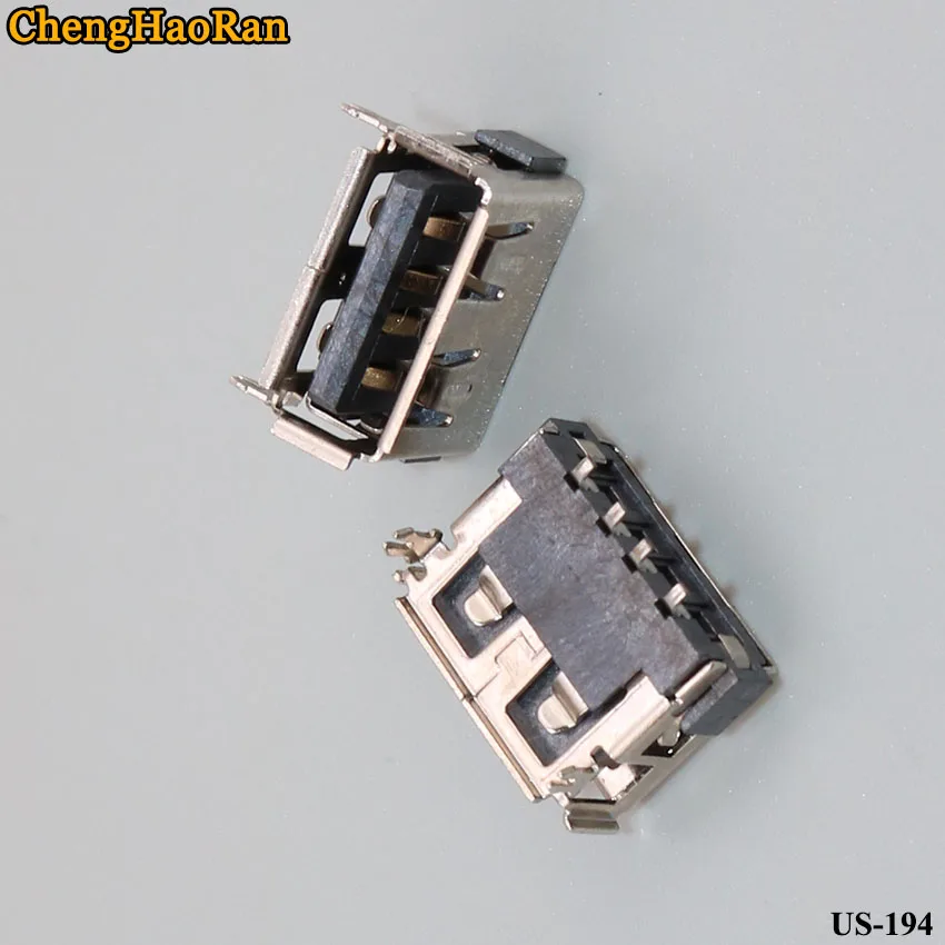 ChengHaoRan 2 шт./партия Мобильная мощность USB2.0 патч Тип женский короткий корпус