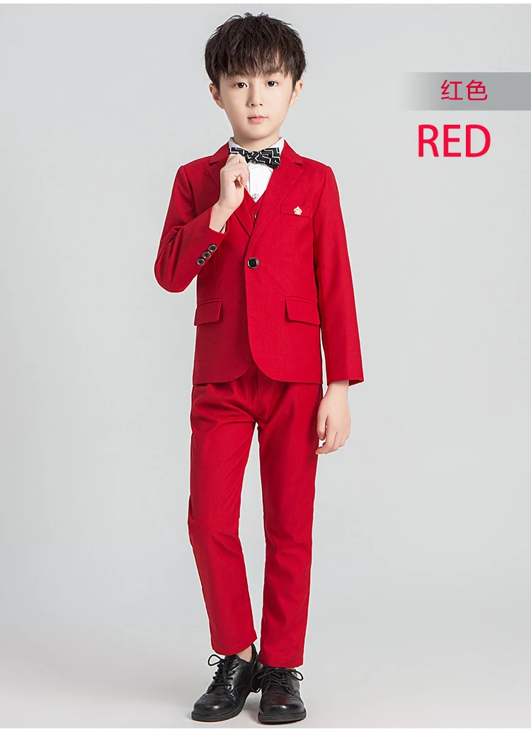 Mikarause Children Suit For Boy Non Iron Tuxedos Boys Suits For Weddings Costume Enfant Garcon Mariage Blazers Boy Kids Suits