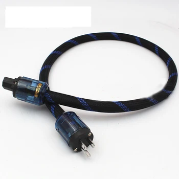 

Hifi US/Schuko Power Cable EU Power Cord with EU/US Plug Mains Power Cable HIFI Amp/CD player power cable power cord
