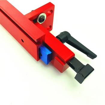 

1x Woodworking Chute T-slot Track Stop Limiter Miter Track Stop Sliding Bracket