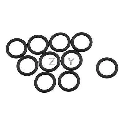 

10 Pcs Black Rubber Oil Seal O Ring Sealing Washer 10mm x 1.8mm