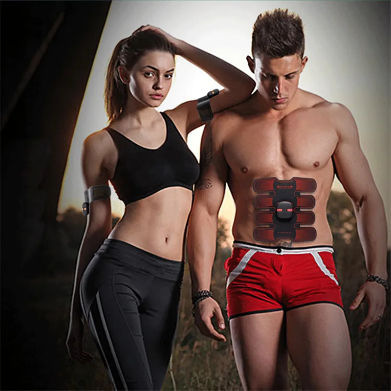 Slimming Fat Burning Exerciser Electric Muscle Training Gym Smart Fitness Muscle Stimulator Abdominal Tool Muscle Stimulator