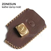 ZONESUN Custom LOGO Brass Mold Stamp Wood Leather Paper Embossing Mold DIY Design Mouldings Hot Foil Stamping Heat Press Machine 3