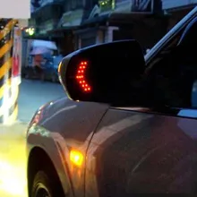 TOSPRA 2 шт. 14 SMD светодиодный светильник со стрелкой заднего вида для автомобиля, зеркальный индикатор поворота, светодиодный светильник с зеркалом заднего вида, автомобильные аксессуары