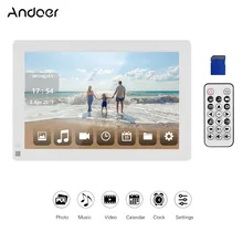 Andoer 10," ультратонкий ips lcd Цифровая фоторамка Настольный альбом 1280*800 с 8 Гб карта памяти пульт дистанционного управления