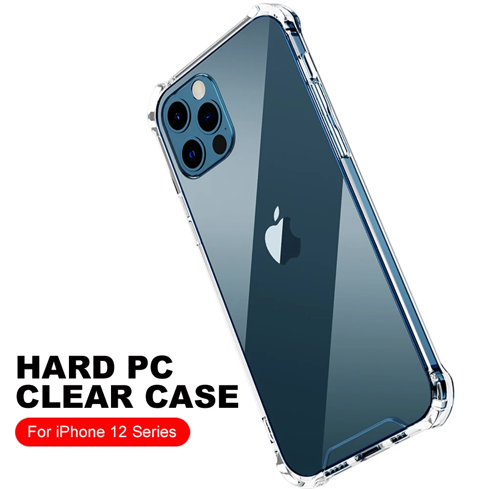 12 Custodia Per Iphone 12 Pro Max Air Armor Custodia Rigida Trasparente Antiurto Protezione Trasparente Di Lusso Cover Posteriore Per Iphone 12 Mini