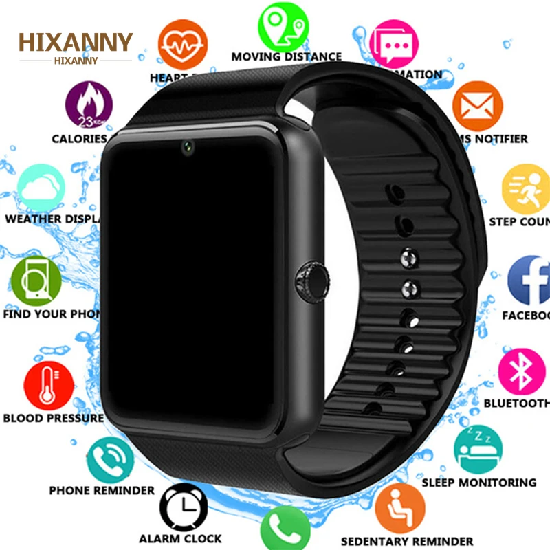 

New Smart Watch GT08 A1 Clock Sync Notifier Support Sim TF Card Bluetooth Connectivity Android Phone Smartwatch Alloy Smartwatch