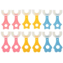 Brosse à dents portable en forme de U pour enfants, outils de nettoyage des dents, 12 pièces
