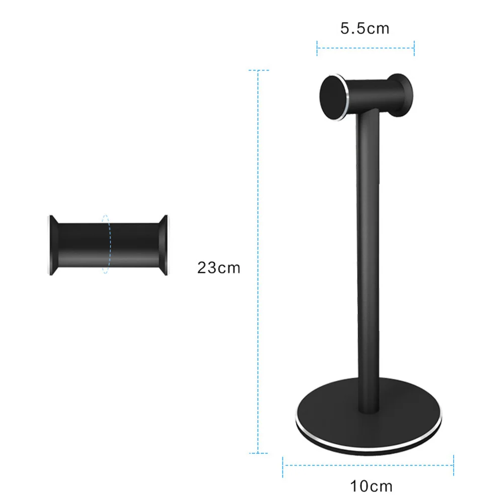 Table Top Headphone Hanger Aluminum Alloy Space Saving Freestanding Desk Display Home Headset Holder Multipurpose Anti Slip