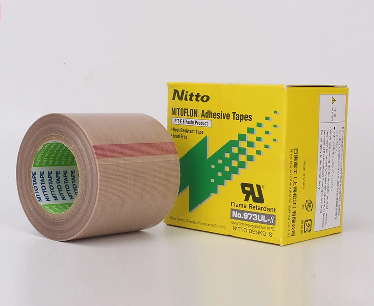 

5pcs NO. 973UL-S Japan Nitto tape NITOFLON glass fiber tape High temperature resistant Teflon tape