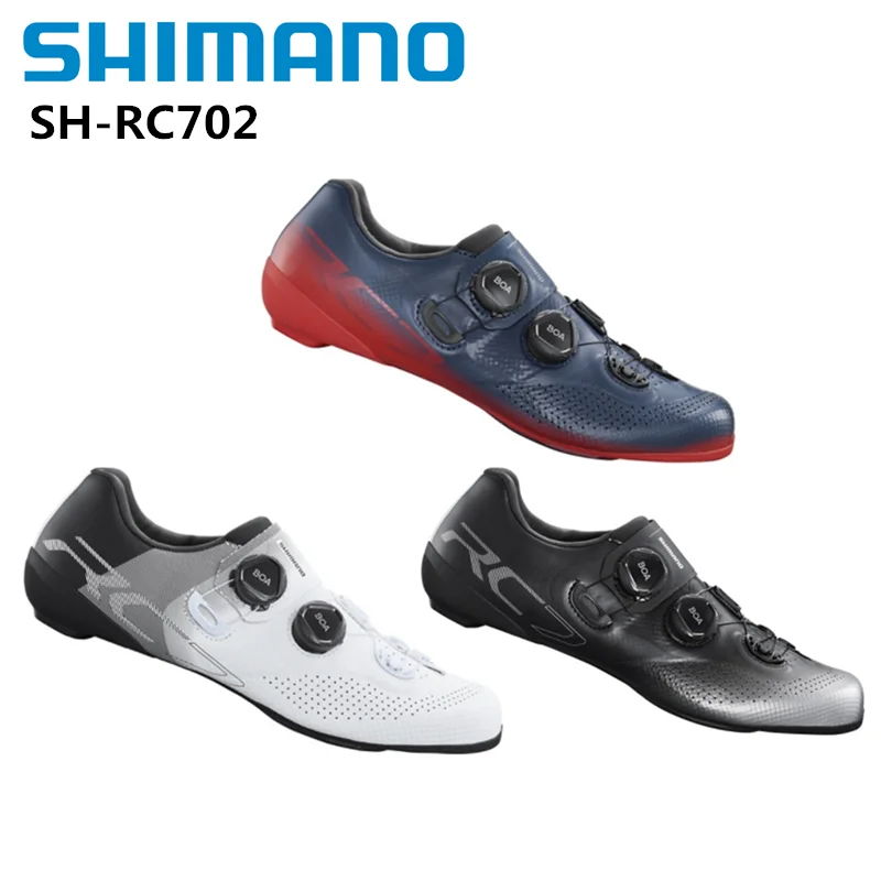 mensual sexo Subir Shimano Zapatillas de ciclismo RC7 RC702, calzado de carbono para bicicleta  de carretera, SH RC701, SH RC702, versión ancha estándar|Zapatillas de  ciclismo| - AliExpress