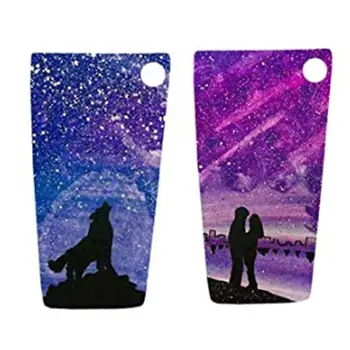 

4 Shapes Tumbler Cup Silicone Mold Glass Cup Keychain Pendant Resin Mold Jewelry