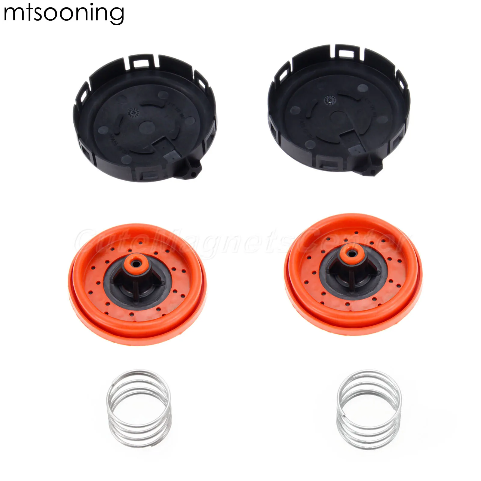 Mtsooning 2pcs Crankcase Pressure Vent Regulating Pcv Valve 11127547058