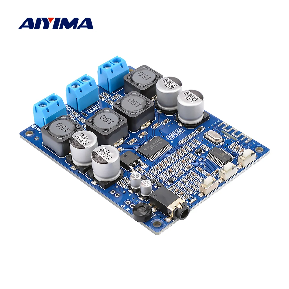 AIYIMA TPA3118 цифровой усилитель мощности аудио Плата 2x30 Вт Bluetooth 5 0 усилители 2 стерео