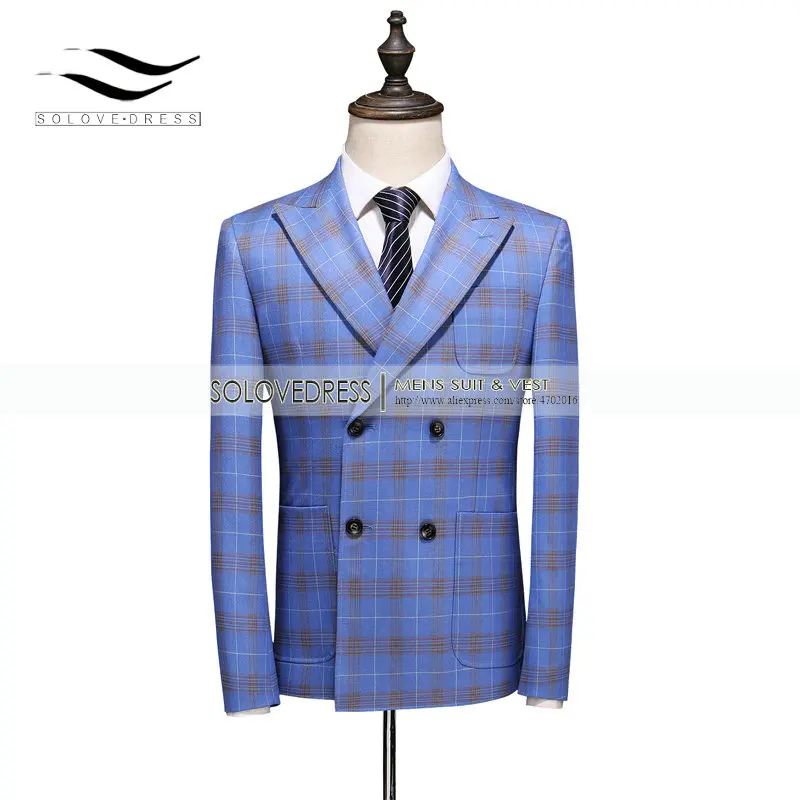 Double-Breasted-Plaid-Suit-for-Men-Light-Blue-Mens-Suits-Designers-2019-Terno-Slim-Fit-Masculino