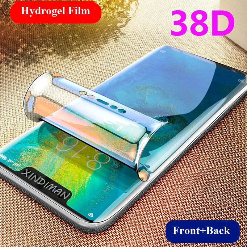

38D Front+Back hydrogel film for huawei mate20 mate20pro mate20X mate20lite screen protector for huawei mate10 mate10lite mate9