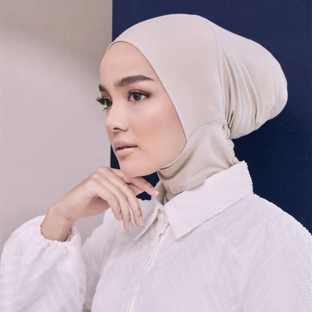 Muslim Hijab Underscarf Caps Cotton 