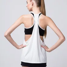 Женская двухсекционная Спортивная майка для йоги, дышащая, быстросохнущая, Влагоотводящая