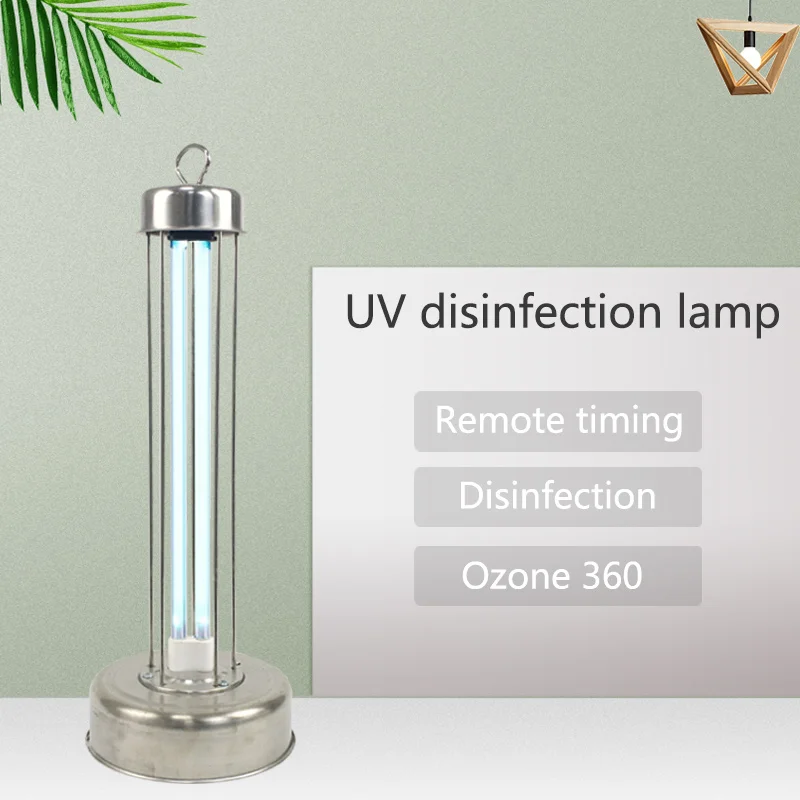 

High Power 100W Table UVC Quartz Lamp Sterilization Ultraviolet Disinfection Lamps Sanitizer Portable Germicidal Light and Ozone