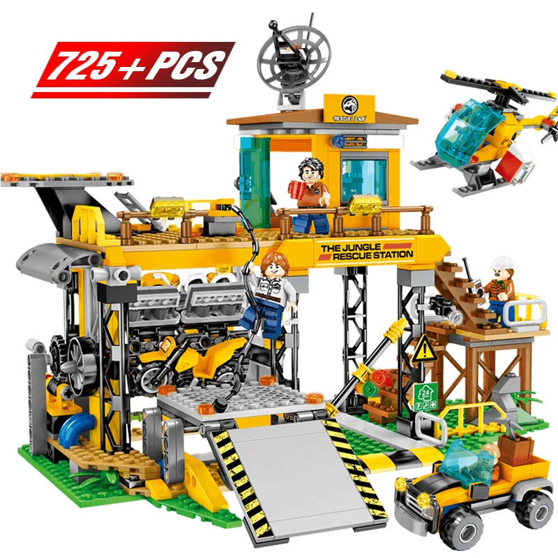 

2020 New 725Pcs SWAT Building Blocks Set LegoING City Police Series Vehicle Helicopter Rescue Plan DIY Bricks Toys for Kids