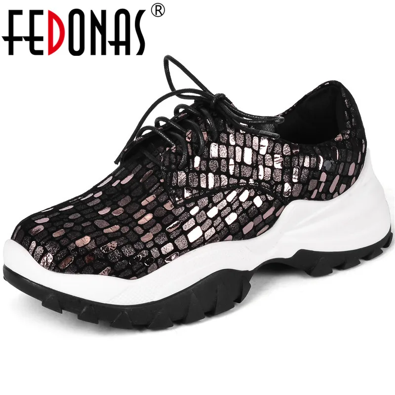 

FEDONAS Brand Design Women Fashion Flats Sheepskin Leather Color Mixing Shoes Woman Spring Women Comfortable 2020 Shoes Woman