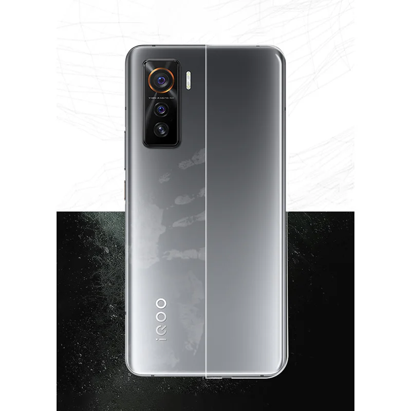 Soft TPU Transparent Back Cover Camera Protective Phone Case