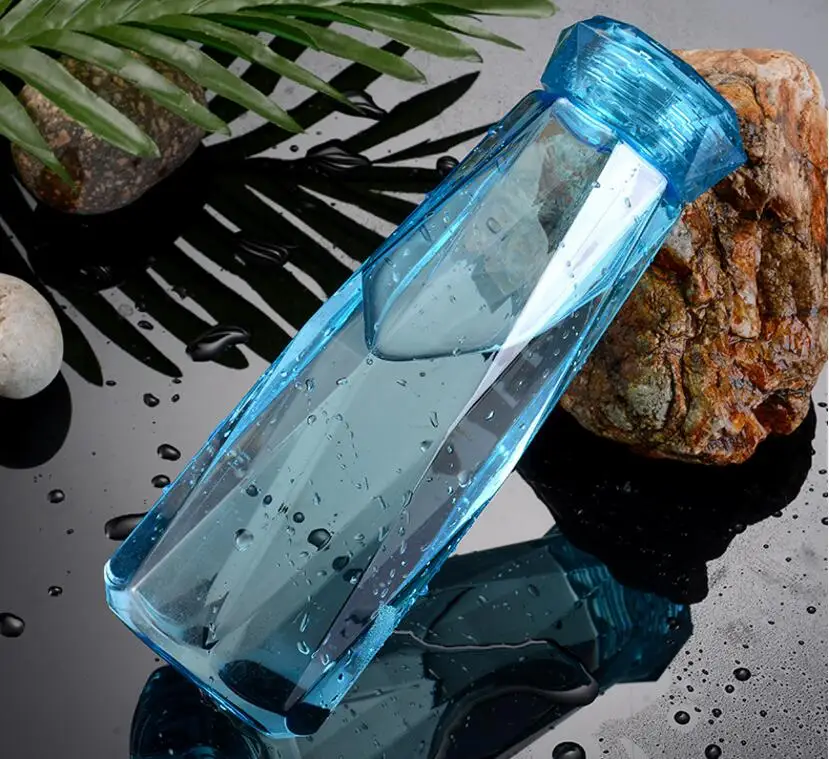 BPA бутылка для воды пластиковая Спортивная скраб герметичная Питьевая Бутылка портативная модная посуда для напитков Туристические Бутылки