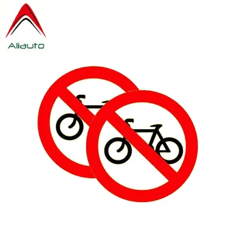 

Aliauto 2 X Reflective Warning Car Sticker Prohibit The Passing of Motor Vehicles Decal PVC for Suzuki Peugeot Skoda Vw,9cm*9cm