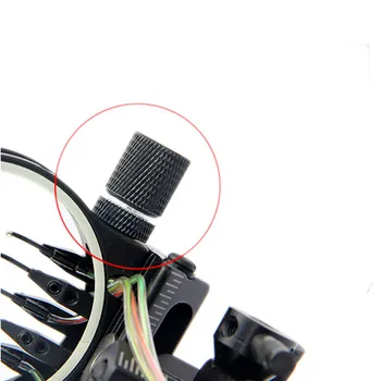 

9mm Compound Bow Fiber Optic LED Sight Light Thread Suitable for sights with a diameter of 9mm