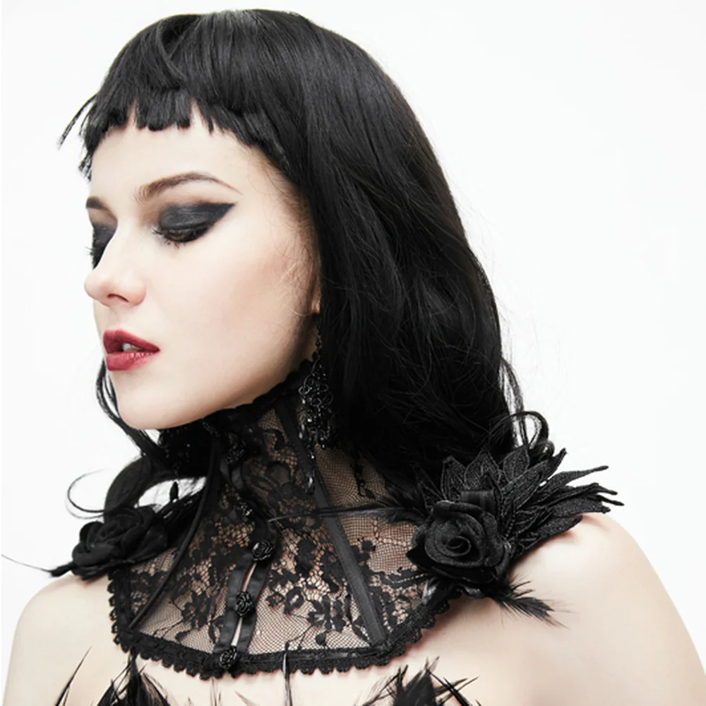 

Eva Lady Women's Gothic Lace Collar Fashion Floral Banquet Stage Collar Accessories