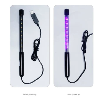 

Portable Sterilization 3W 275nm Travel Germicidal Ultraviolet Lamps Handheld Home 5W 395nm UV Lamp Desinfection