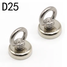 1/2/5/10pcs D25 Neodymium Magnet NdfeB N35 Super Powerful Strong Permanent Magnetic Treasure Hunting Underwater Fishing imanes