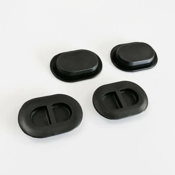 

Pan Drain Plug Rubber plug 4 Pieces Black Rubber Accessories Oval High quality