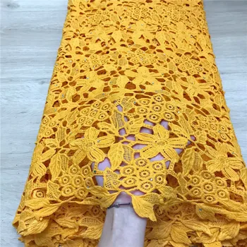 

Cheap Price African Lace Fabric High Quality With Stones Sewing Material French Milk Silk Lace Fabric For Wedding Dress jy82-393