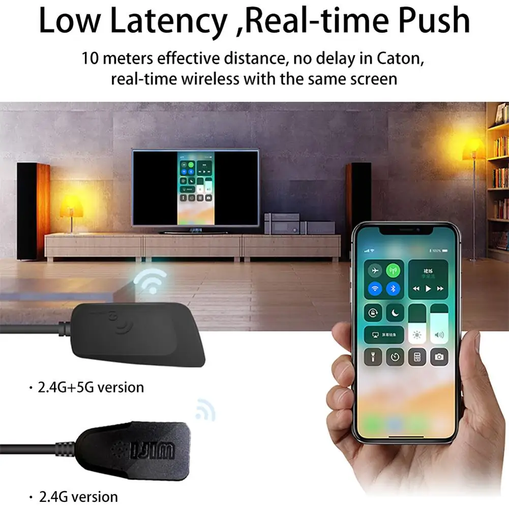 2,4G 4K HD дисплей адаптер HDMI Anycast сетевой плеер для Yehua