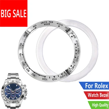 

CARLYWET High Quality 316L Stainless Steel Silver with Black Writings 38.6mm Watch Bezel For Rolex DAYTONA 116500 - 116520