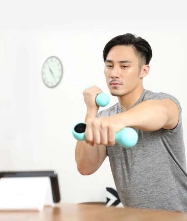 Горячее предложение, Оригинальные Портативные мини-гантели Xiaomi Move It Beat, зарядка через usb, триколор, умные спортивные гантели, оборудование для фитнеса