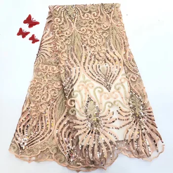 

New Green African Milk Lace Fabric High Quality French Lace Fabric Stones Nigerian Milk Silk Lace Fabric For Women Dress