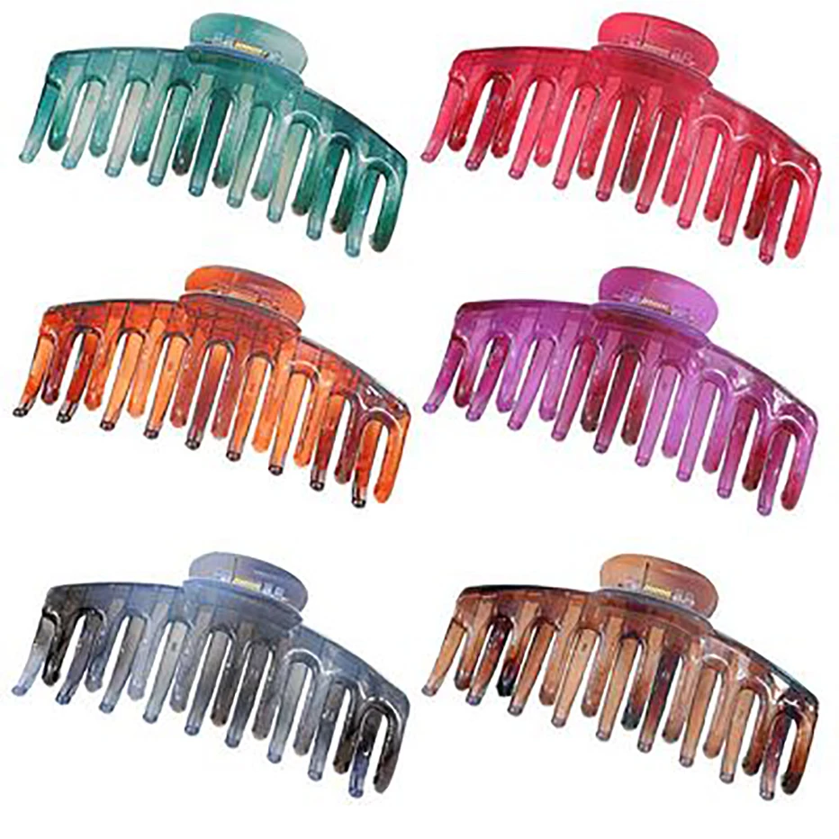 4/6/8/12 PCS Hair Clips Tough Plastic Large Size Hairpins Girls Clamps Hair Rope Hair Bands Headwear Hair Accessories Women Gift bride headband Hair Accessories