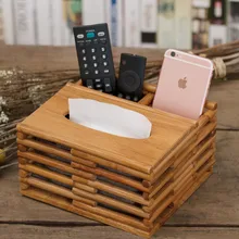 Твердые деревянные дымящаяся бумага салфетки коробка