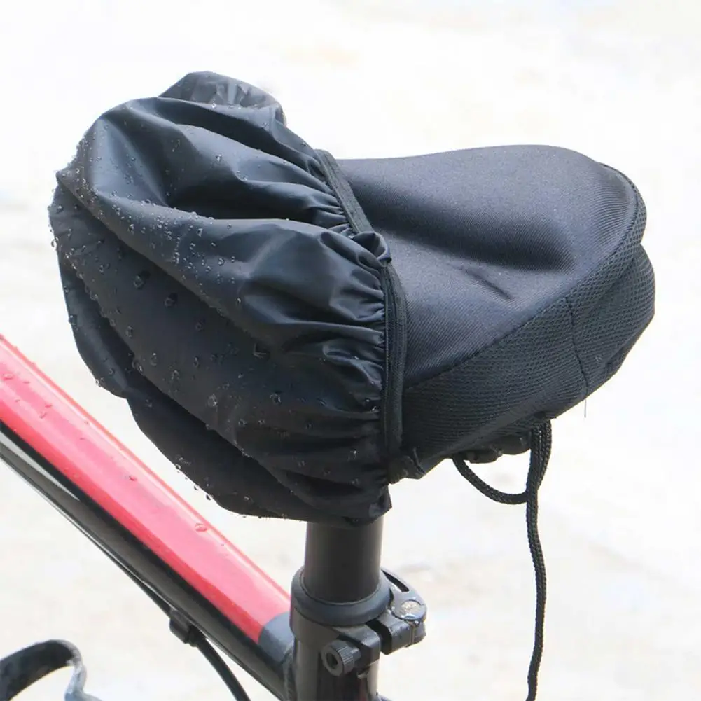Housse De Selle Vélo Bornemann Ladies #370 – Rembourrée, élastique – Noir/Argenté – NOS