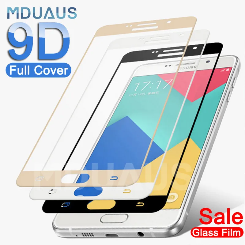 

9D Full Cover Tempered Glass on the For Samsung Galaxy A3 A5 A7 J3 J5 J7 2016 2017 S7 Screen Protector Protective Glass Film