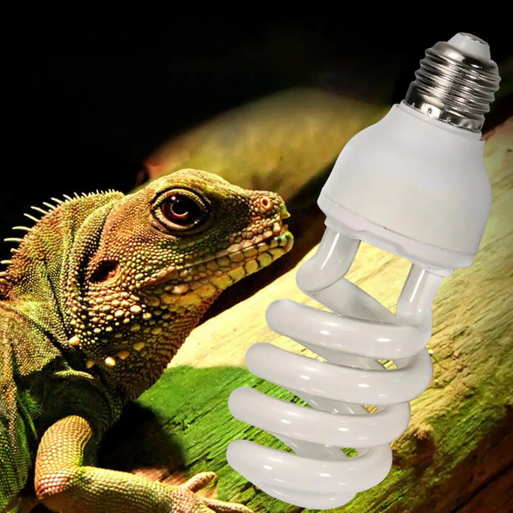 Bombilla de luz ultravioleta para reptiles, lámpara de luz de día para