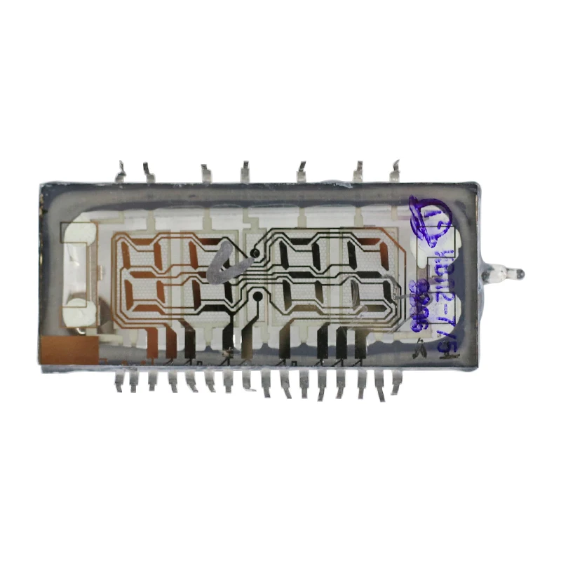 GHXAMP IVL2-7 / 5 Transparent Colon Fluorescent Tube VFD Screen Clock Home Fluorescent Tube Clock DIY 1PCS