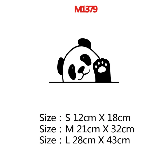 Cute Panda Car Sticker Funny Sticker Vinyl Decal Waterproof Decoration Accessories Car Decal M1379