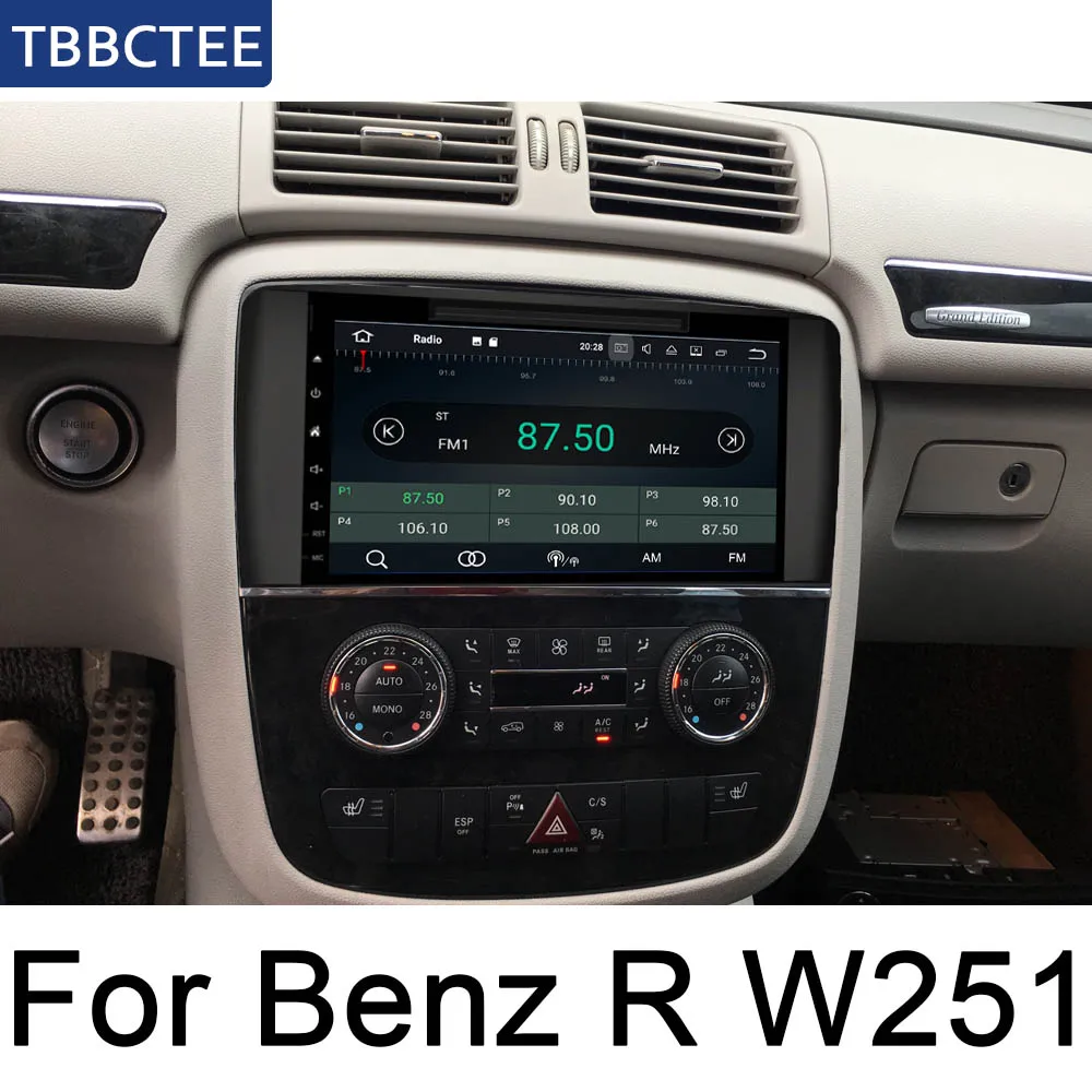 Для Mercedes Benz R класса W251 2006~ 2013 NTG Android автомобильный DVD плеер с JPS и навигацией, Wi-Fi, Mulitmedia система аудио стерео эквалайзер