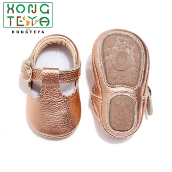 

Baby Girl Mary Jane Shoes Genuine Leather Baby T-bar Baby Moccasins Princess Hard Sole First Walkers Toddler Girl Shoes Newborn
