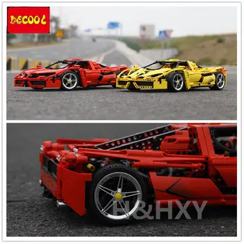 

DHL IN STOCK DECOOL 3382A 3382B 1367Pcs technic formula speed Champions racer car model building blocks city avion MOC F1 Enzoed